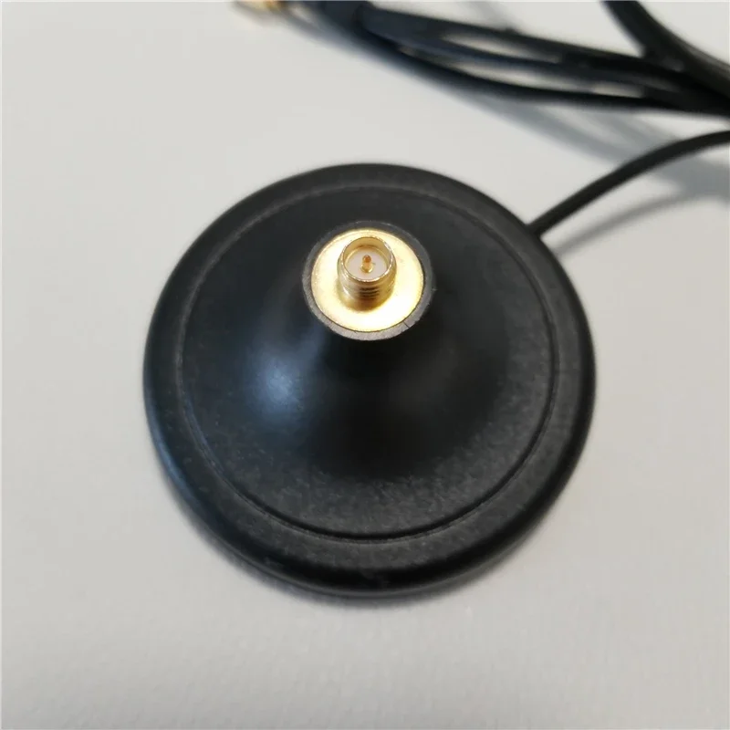 RP-SMA RP SMA Male to Female M/F EXTENSION Cable CORD 1.5M Wireless N Cordless WIFI Antenna Fixed Holder Magnet Base Dock