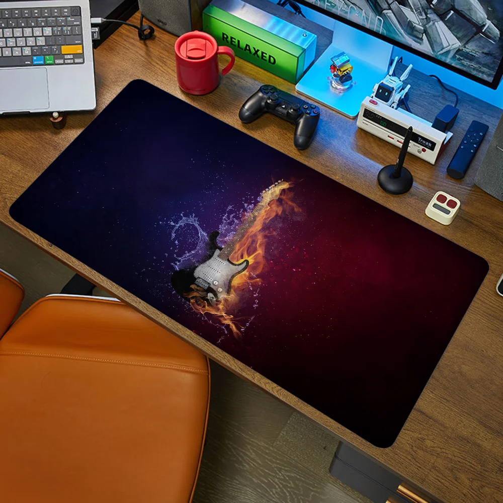 Guitar Pc Gaming Accessories Computer Table Mouse Pad Large Mousepad Gamer 900x400 Desk Mat Mats Office Xxl Mause Pads Setup