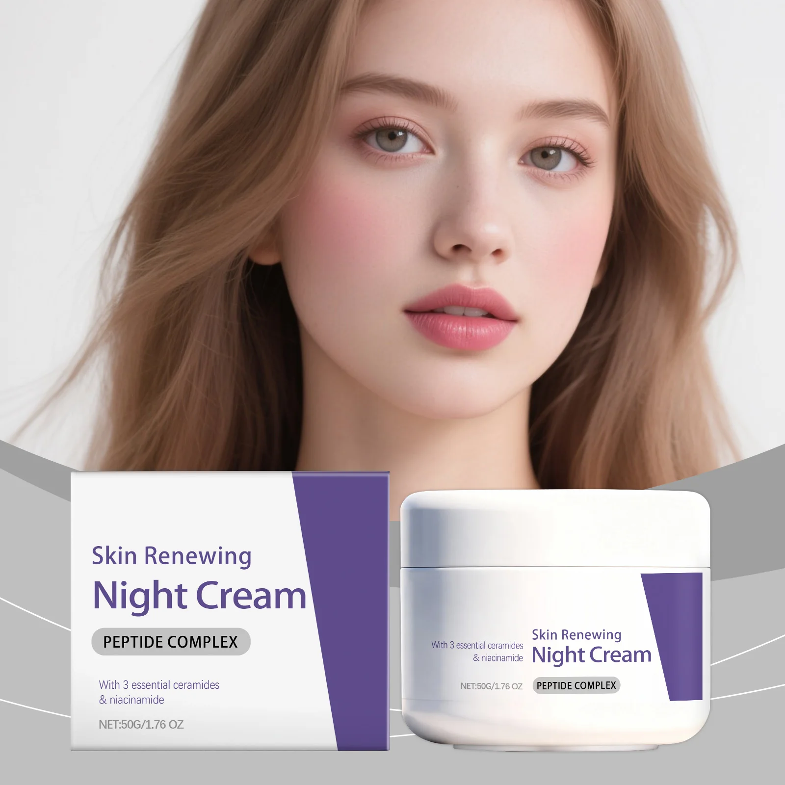 

Niacinamide Brighten Night Cream Improve Dullness Inhibit Melanin Production Shrink Pores Deeply Nourish Skin Moisturizing Cream