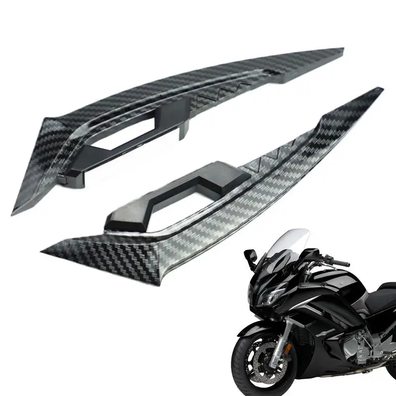 1pair Motorcycle Winglets Motorcycle Front Side Spoiler Aerodynamic Wing set Motorcycle Fixed Wind Wing Decoration