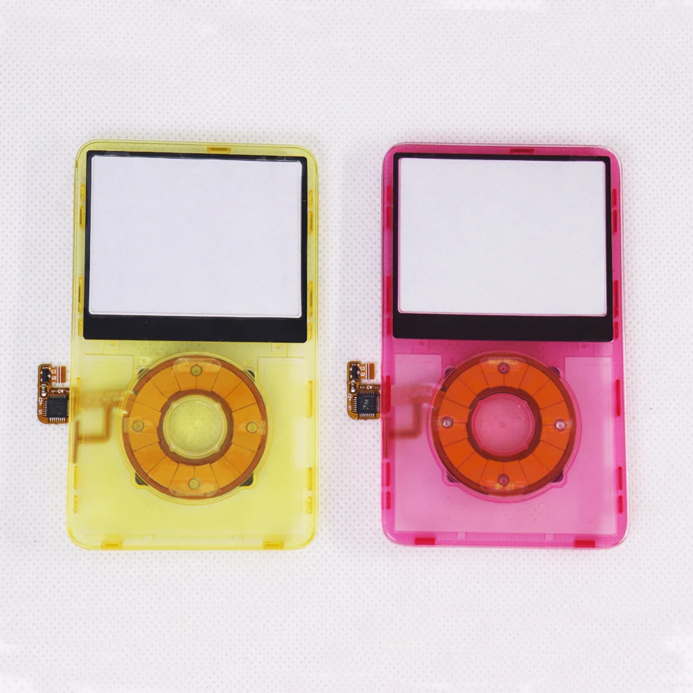 Transparente Frontplatte für iPod Video 5. und 5.5. Generation 30GB 60GB 80GB A1136 Kunststoff-Frontgehäuse Clickwheel Mittelknopf – Detail 5