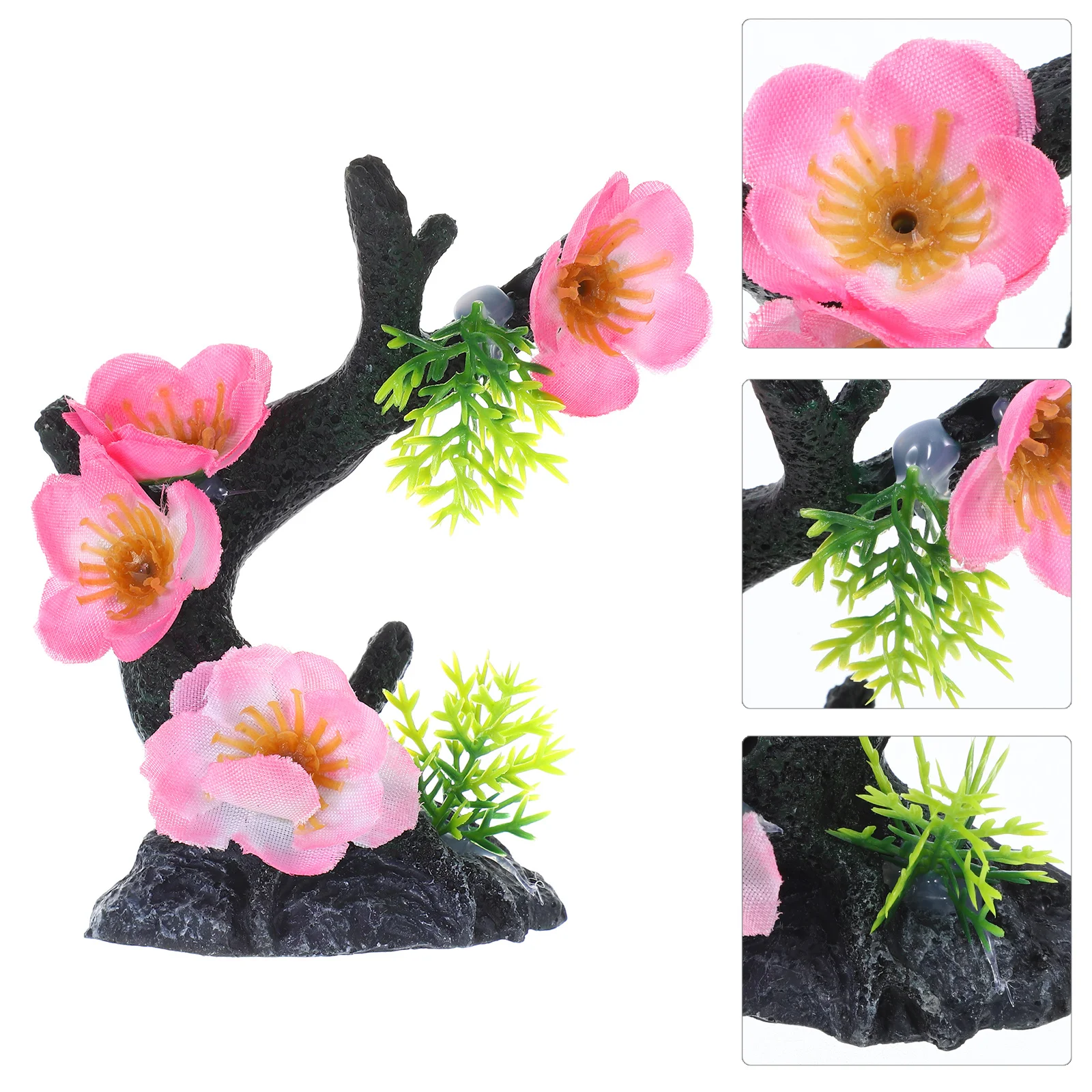 

Sashimi Plate Decor Artificial Flower Simulation Plants For Restaurant Hotel Dish Adornment Fake Flower Grass Ornament