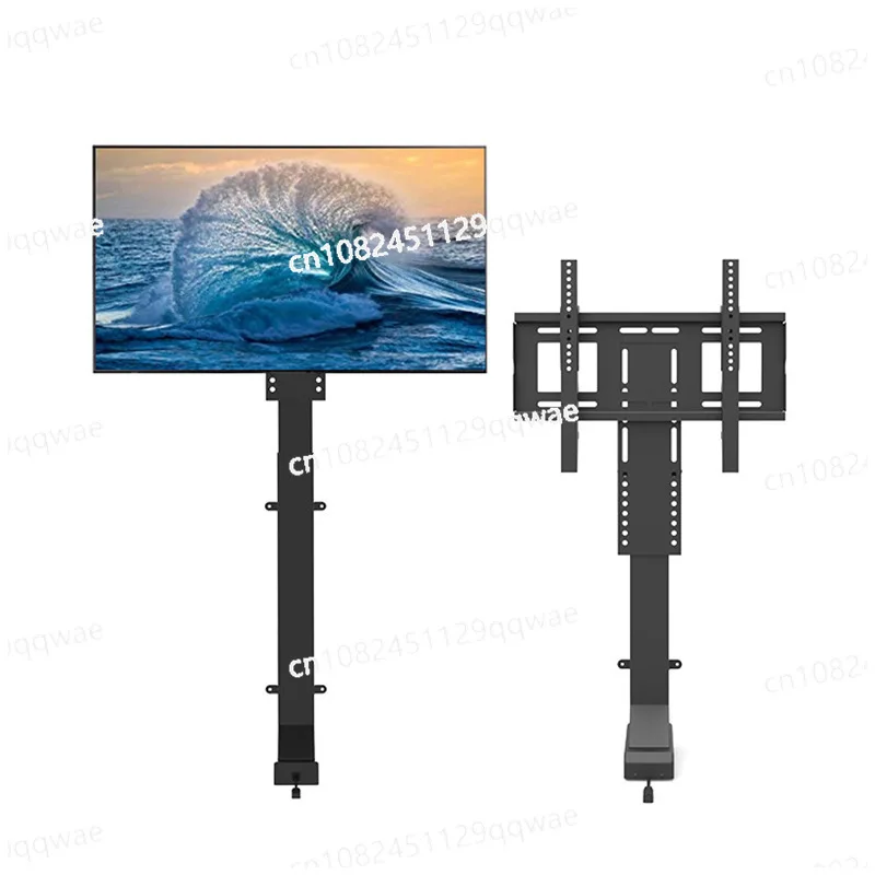 32-70 Inches Motorized Hidden TV Cabinet Lift Electrically Height-Adjustable TV Bracket for Installation with Remote Control