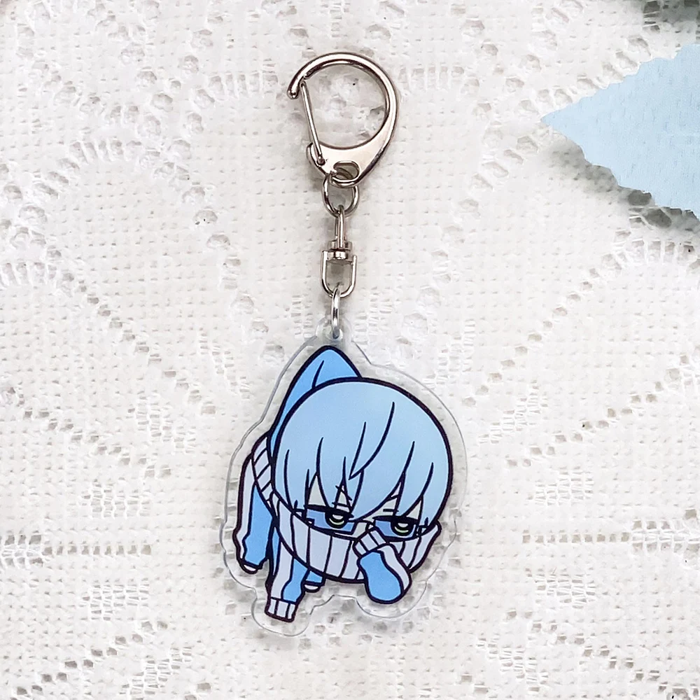 17Pcs Anime Figures KILL la KILL Keychain Acrylic Keyrings Bag Charms Cute Backpack Pendant Funny Prop Decoration Friends Gifts