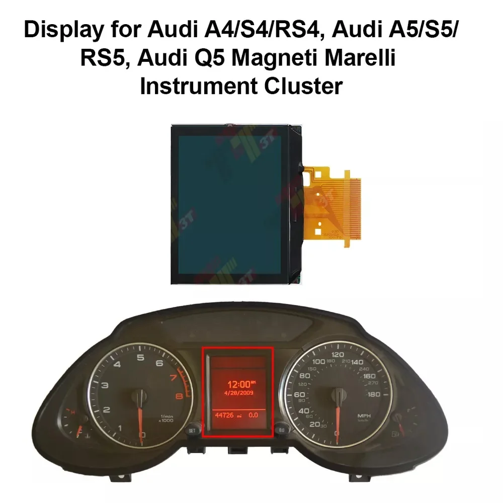 Dashboard LCD Display for Audi A4/S4/RS4, A5/S5/RS5, Q5/SQ5 Magneti Marelli Instrument Cluster