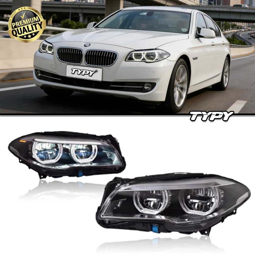 

Автомобильные фары для BMW 5 серии F10 2010-2016, светодиодные лампы, дневные ходовые огни, динамические указатели поворота, автомобильные аксессуары