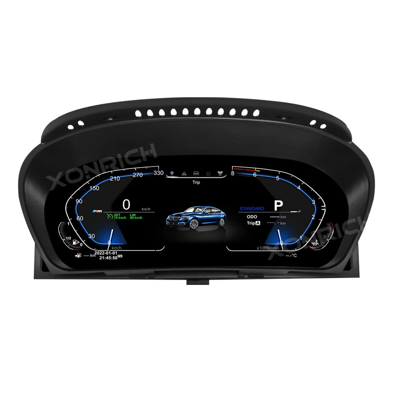 

Linux System 12.3 Inches for BMWS X5 E70 2007-2013 Car LCD Instrument Gauge Cluster Digital Dashboard Speedometer Panel