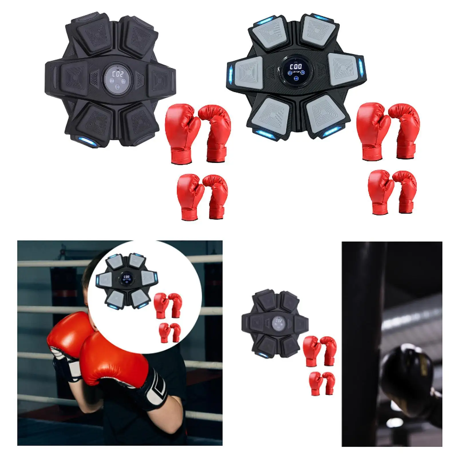 

Music Boxing Machine Wall Target Boxing Equipment for Practice Kickboxing