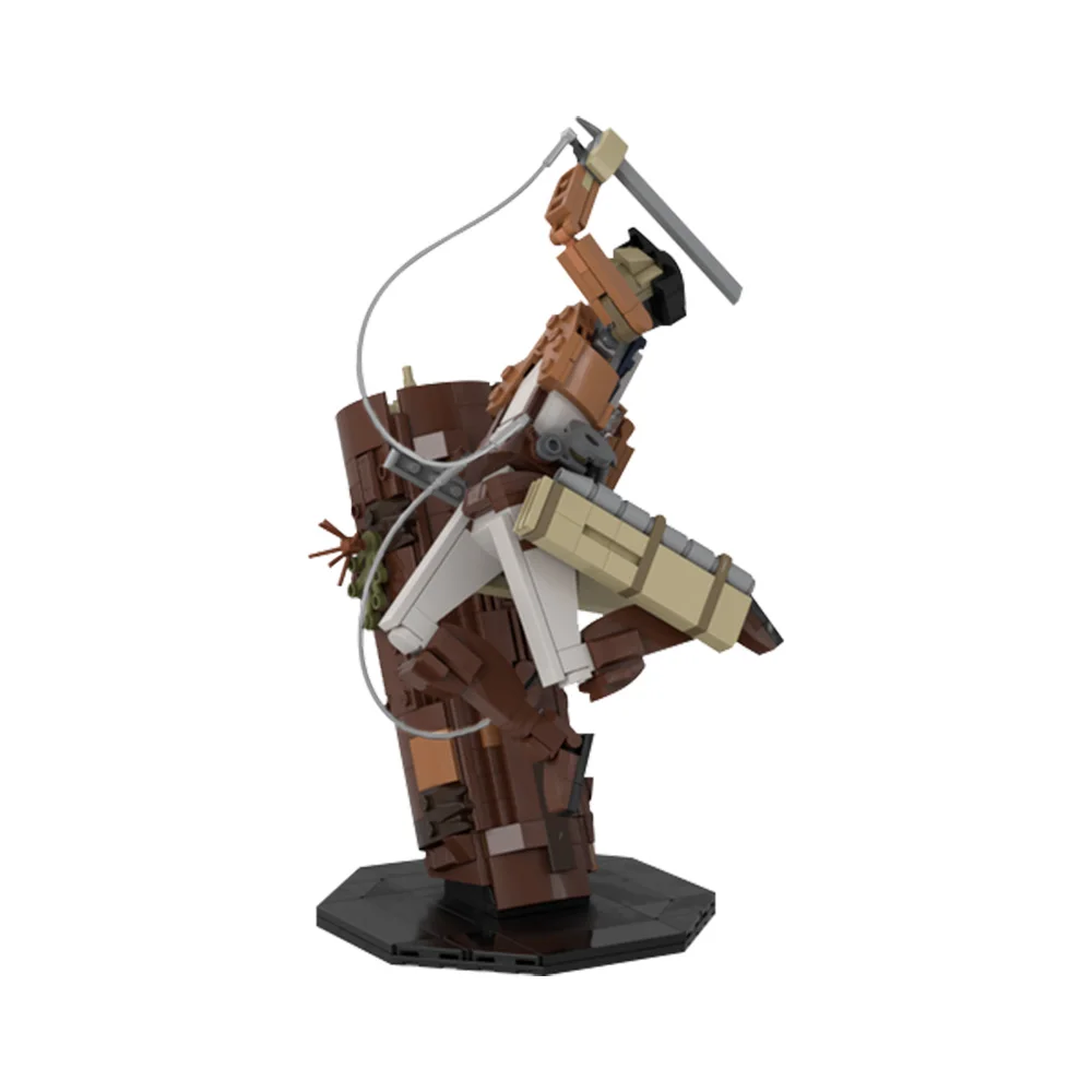 

Gobricks MOC Attack on Titan Action Figure Levi Ackerman Bricks Model Attack on Titan Movie Levi Ackerman Building Blocks