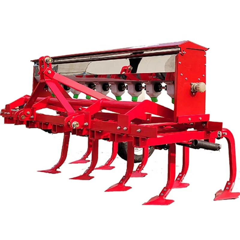 Agricultural tractor-mounted cultivator and fertilizer application machine