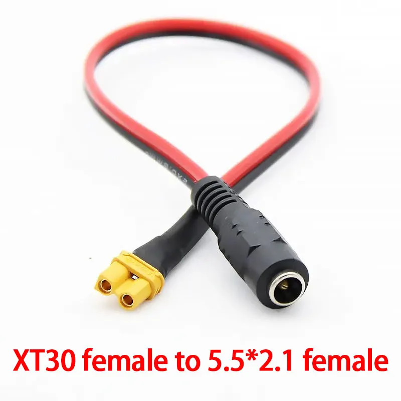 Goggles B6 Charger Cable Battery Charging Cable Adapter XT60 XT30 Plug to DC 5.5 2.1mm for Fatshark Skyzone 03 FPV Parts view 6