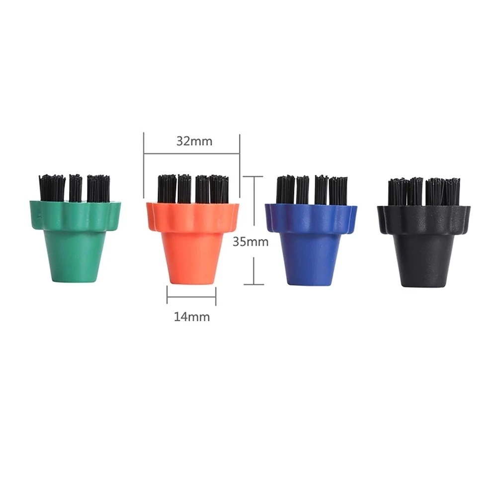 スチームクリーナー用スペアパーツ,小さな丸いブラシアクセサリー,karcher sv7,sv1802,sv1902,sv1902,2.860, 231.0, 4個/セット