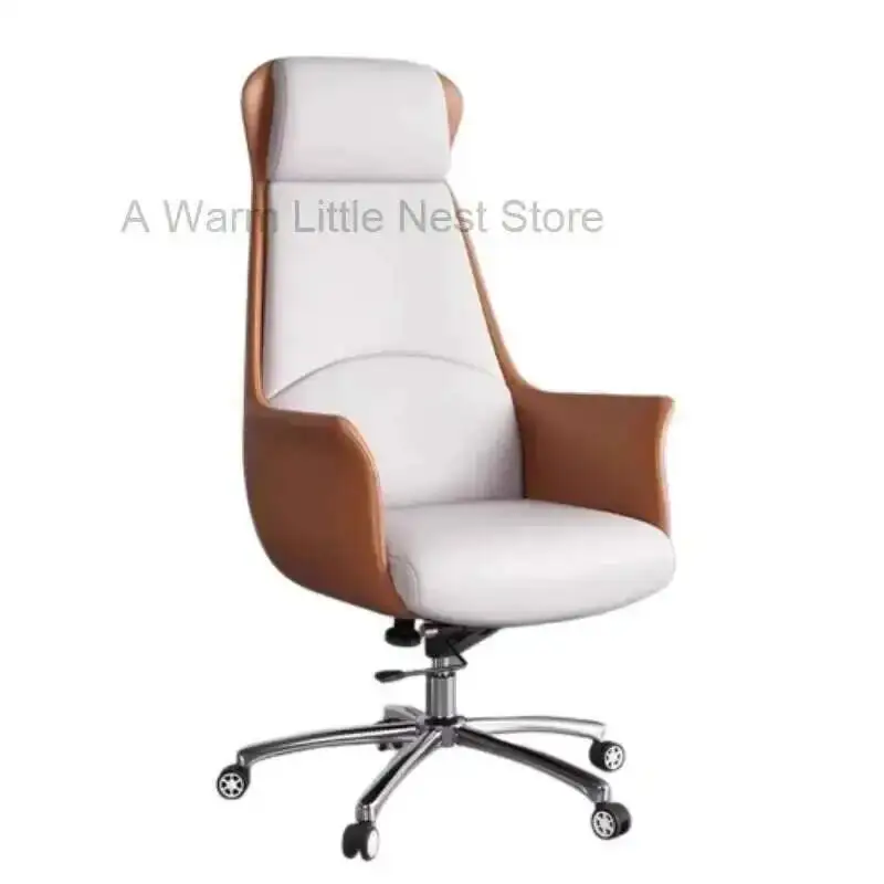 كرسي مريح بعجلات تصميم مكتب صلب للتأمل والتهوية كرسي مكتب كرسي خفيف فاخر أثاث Cadeira Gamer #6