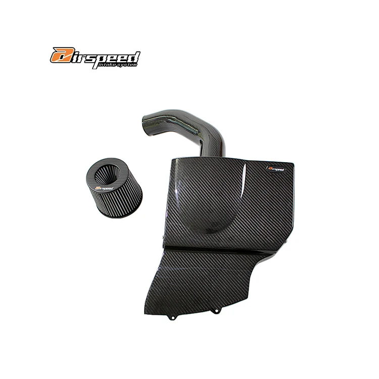 Airspeed Brand Technology Extremely Light Weight 100%  Carbon Fiber Cold Air Intake System For audis TT EA888 GEN2