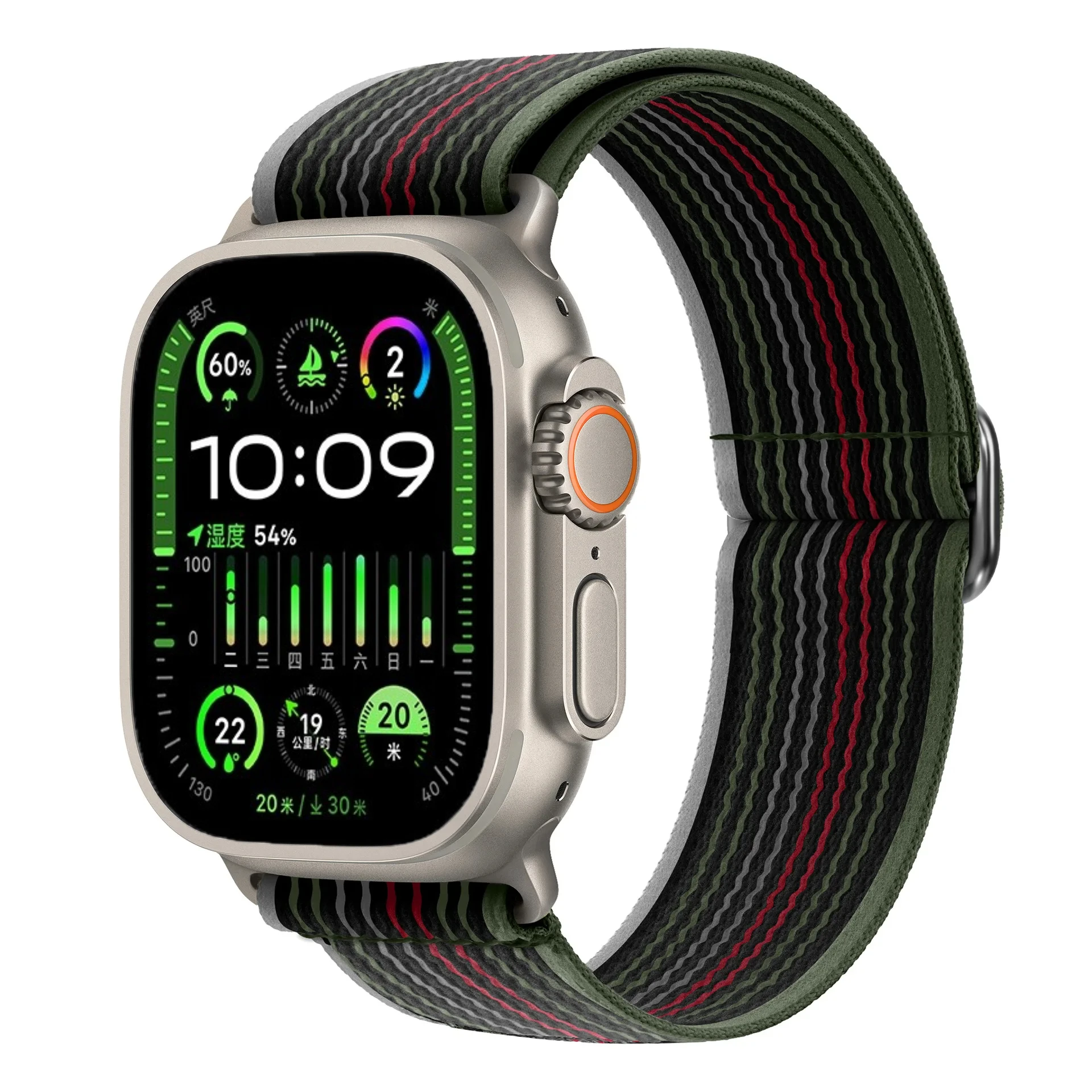 Ремешок для Apple Ultra/2 10 9 8 7 6 5 4 SE/2, браслет диаметром 49 мм 46 мм 45 мм 41 мм 44 мм 42 мм 40 мм