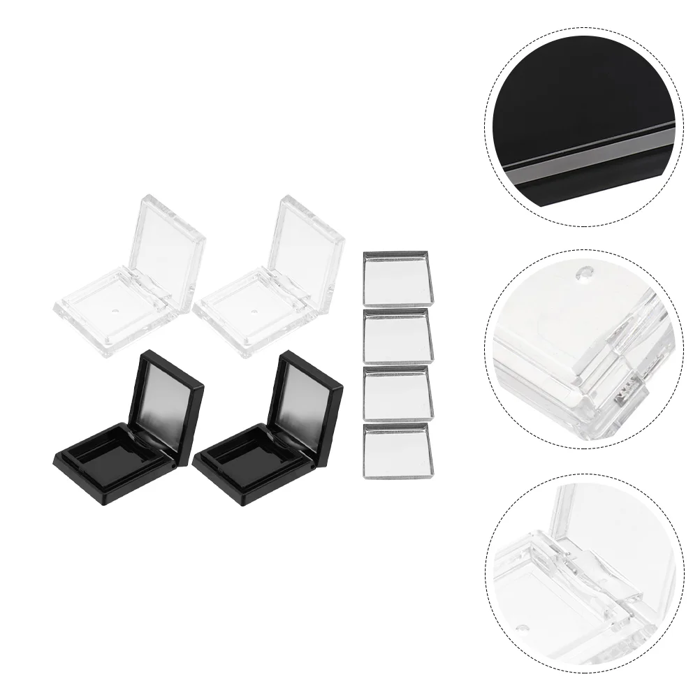 

Empty Eye Shadow Box Compact Makeup Case Lipstick Container Sub Package Tray Blush Eyeshadow Plastic Organizer Outdoor