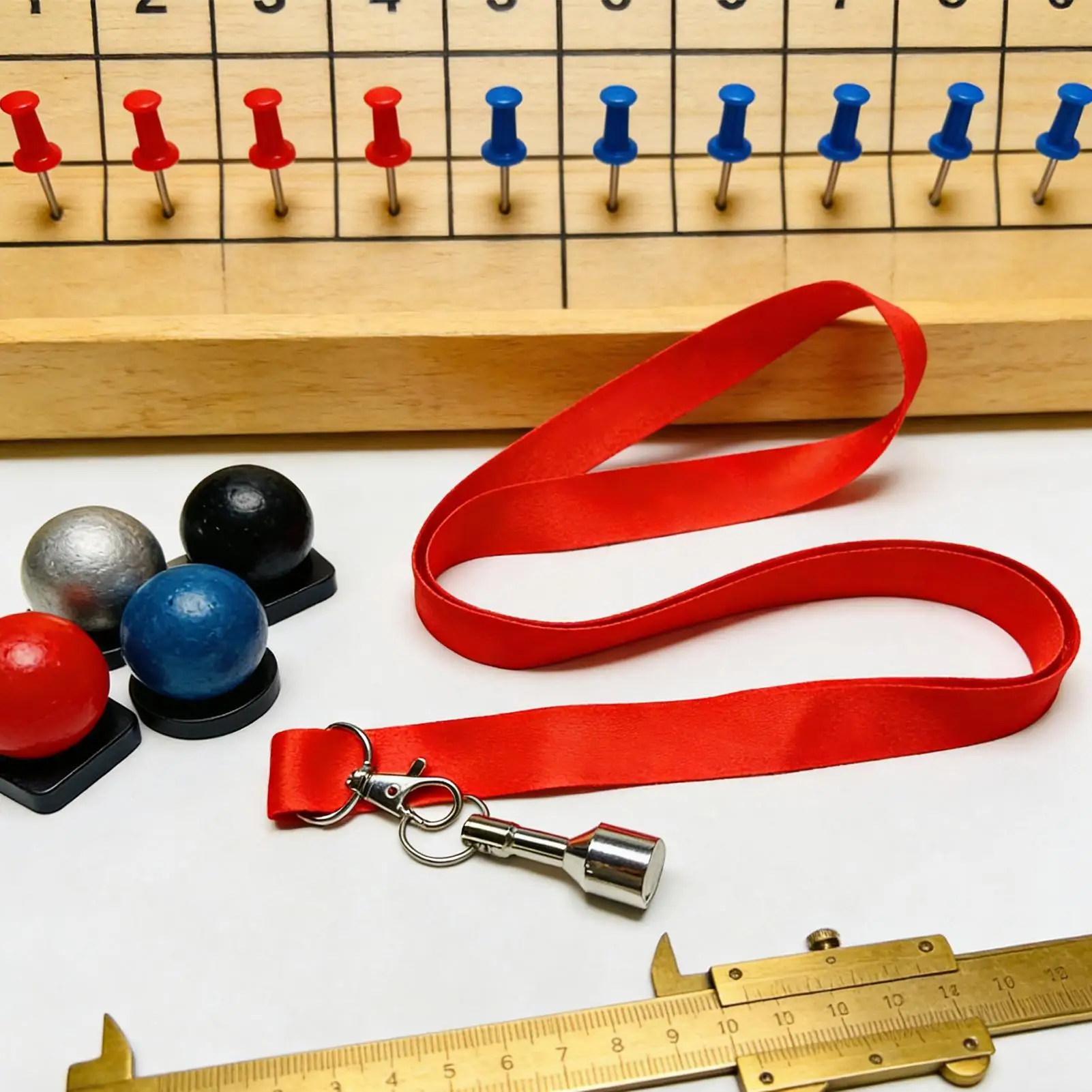 Bocce bola retriever portátil com cordão grabber leve bocce bolas selecionador ímã para adultos mulheres jogadores exercício