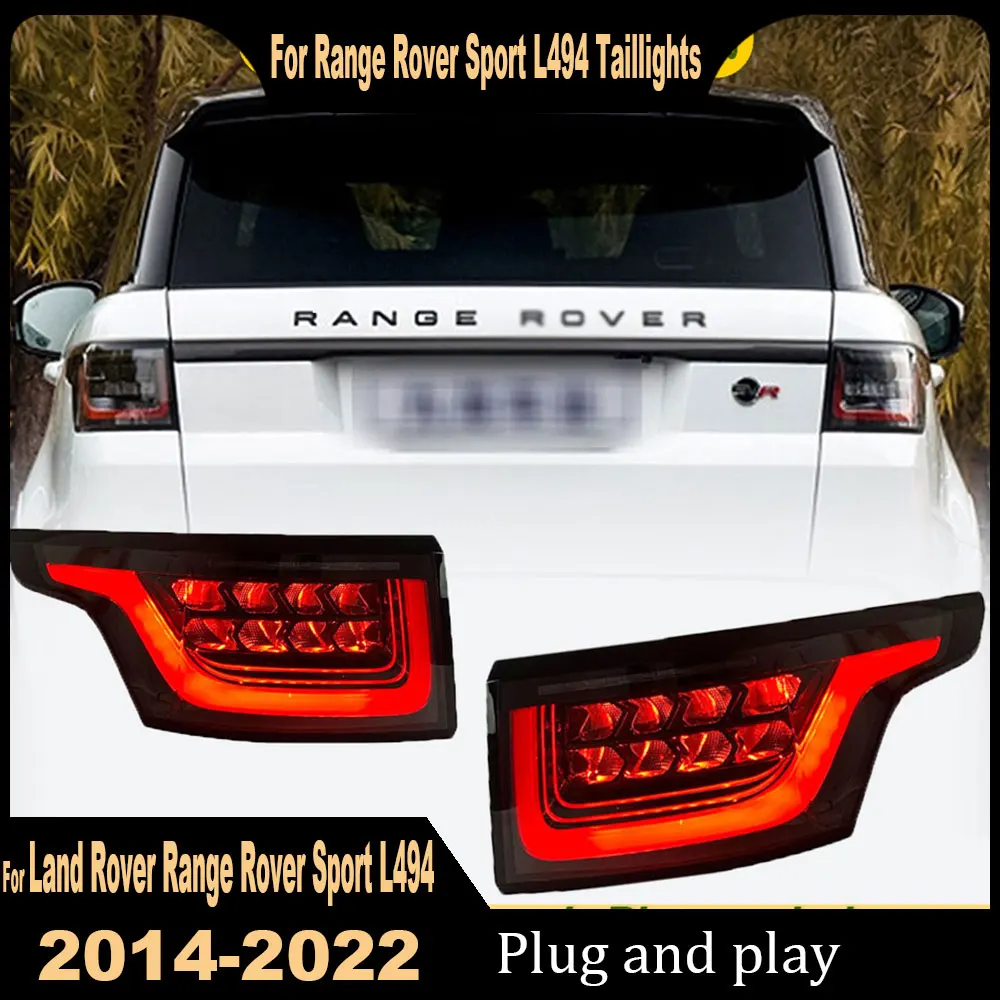 Full LED Tail Lights For Land Rover Range Rover Sport L494 2013 2014 2015 2016 2017 Accessories Upgrade LED Rear Lamp Assembly