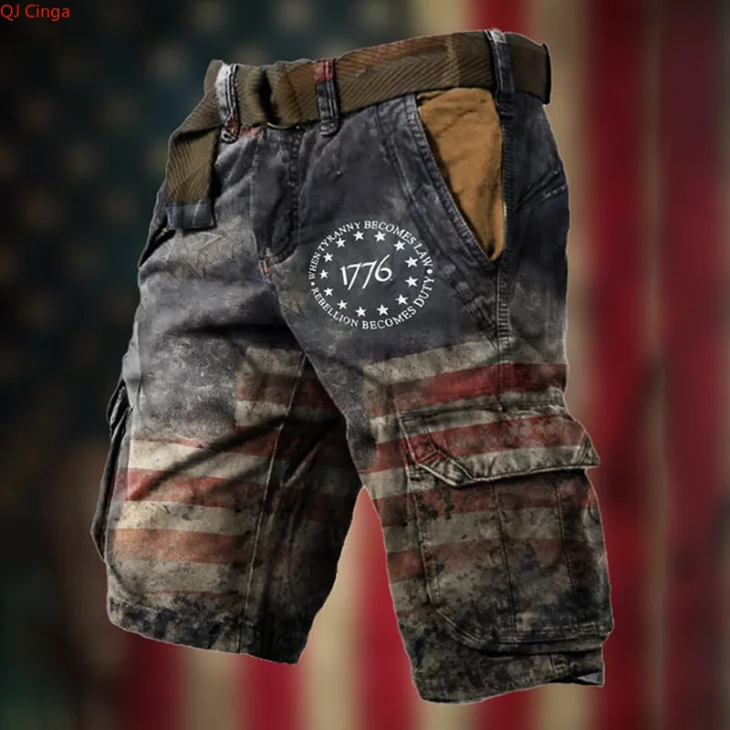 

2026 New Men's 3D Printed Workwear Shorts, Multiple Color Options for Halloween Shorts. Skull Dark Style Pattern