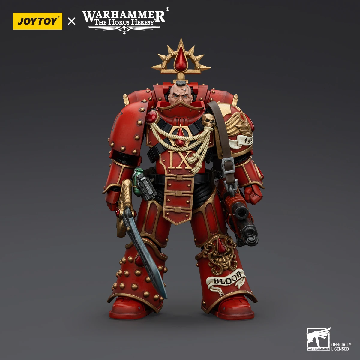 

JOYTOY Warhammer "The Horus Heresy" Blood Angels Raldoron First Captain Of The Blood Angels Action Figures Original Collection