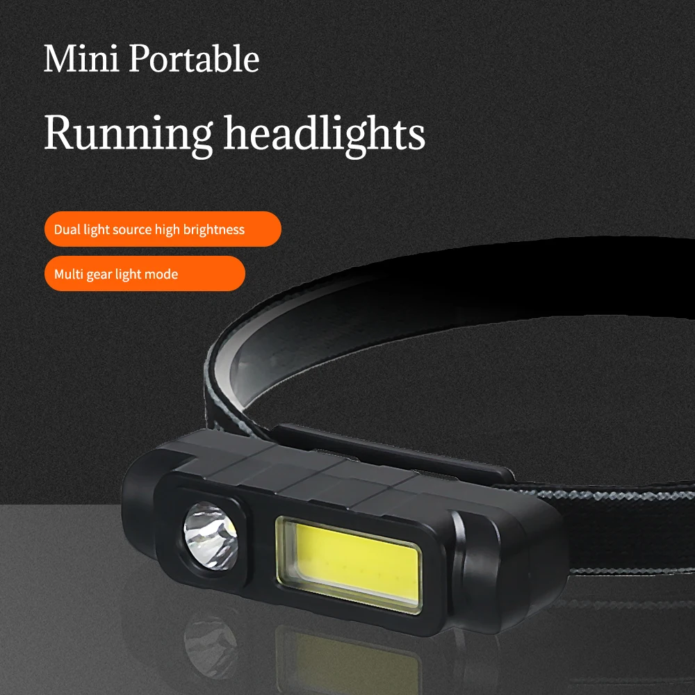 Rechargeable LED Headlamp,Bright Waterproof Flashlight,Hands-Free Work Light,Camping Hiking Fishing,Emergency Lantern,Gift Set