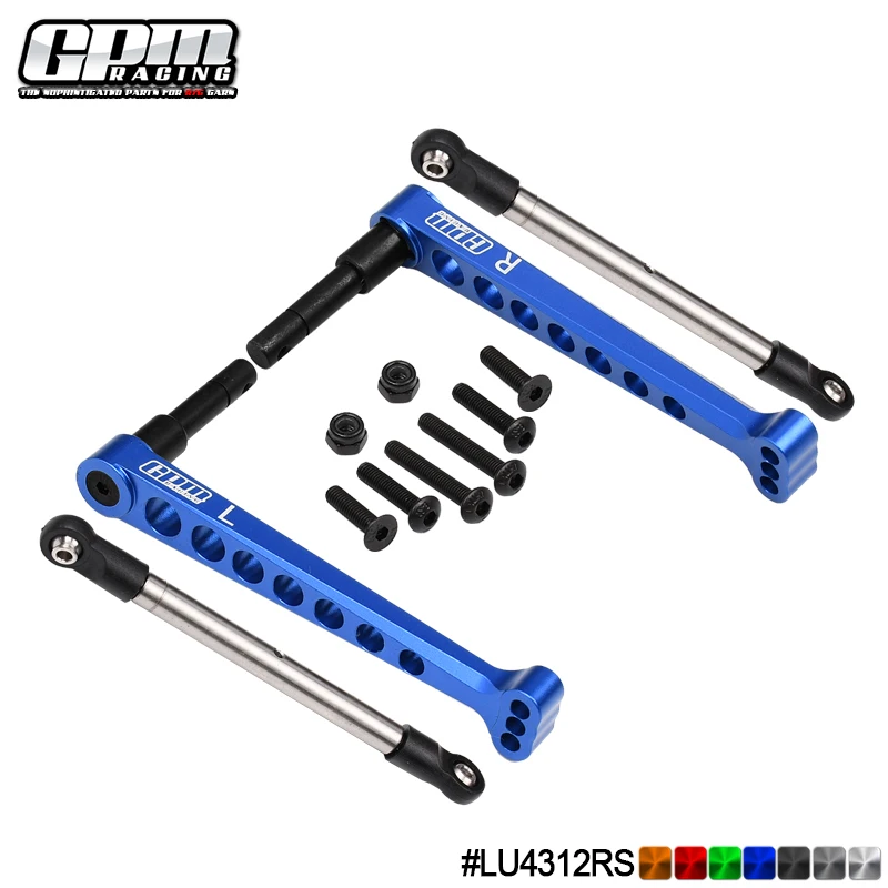 GPM Alloy Rear Sway Bar & Stainless Steel Linkage For LOS234038 LOSI 1/10 Lasernut Tenacity Ultra 4