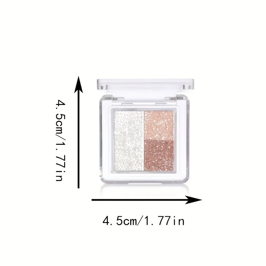 Paleta de sombras de ojos "Pink Pearl Fantasy". |   10 tonos brillantes y mate |   Conjunto de nicho portátil con espejo |   Whi nacarado
