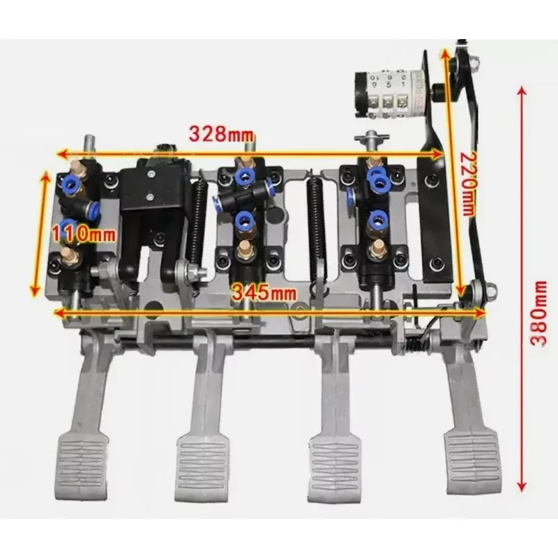 Tire Changer Machine Steel Frame 4 Pedal Air Pneumatic Valve & Switch Control Par Tyre