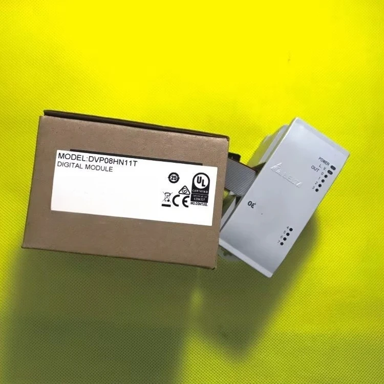 

New Original Ready DVP08HN11T Warehouse Industrial Automation PLC Programming Controller