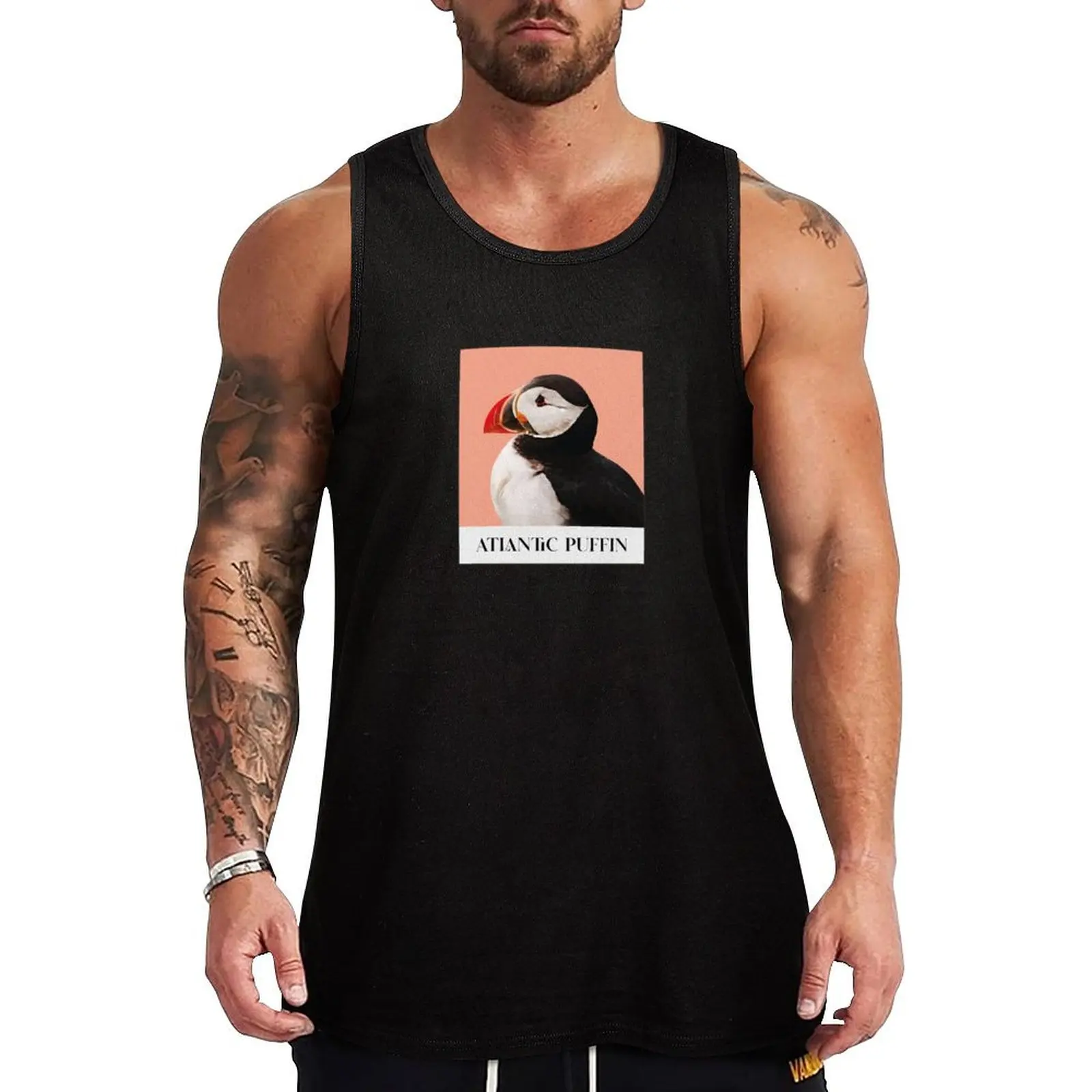 Atlantic puffin Tank Top Male vest sports t-shirts for men sexy clothes men