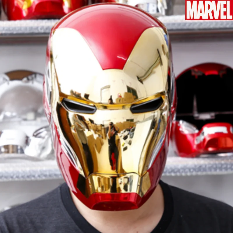 

1/1 Cosplay Marvel Super Hero Iron Man Mk85 Led Light Fully Automatic Helmet Mask Figure Model Collectible Adult Birthday Gifts