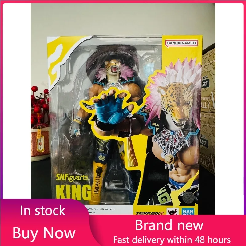 

In Stock Bandai S.H.Figuarts TAKKEN 8 KING Model Kit Anime Action Fighter Finished Model Gift for Children