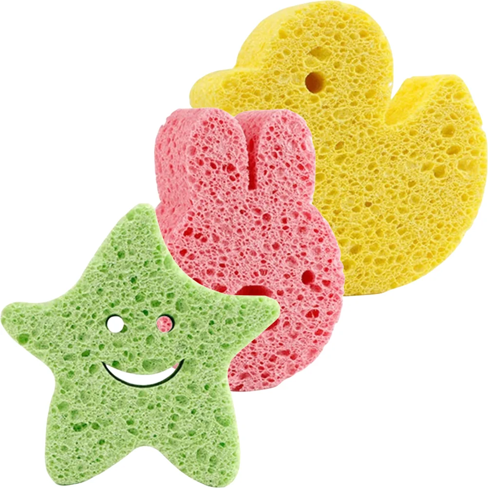 Children's Bath Sponge Body Wash for Baby Bathing Tool Scrubber Shower Tools Small Sponges Towel