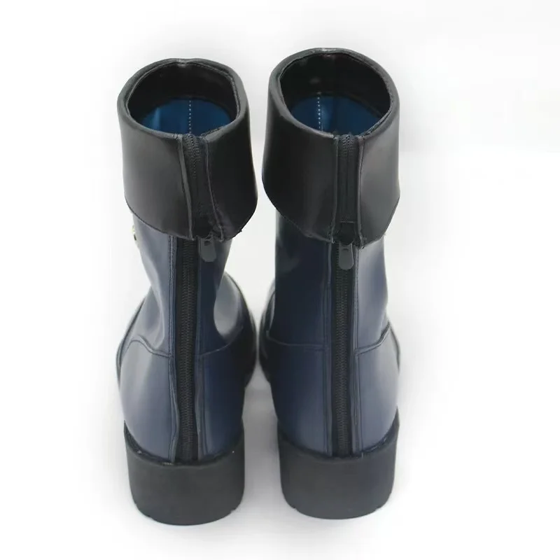 Arquivo azul tachibana hikari nozomi cosplay botas sapatos de couro do plutônio para festa de halloween casual tamanho 35-42