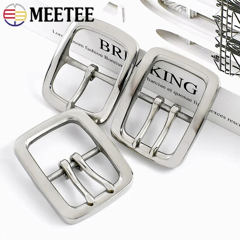 

1Pc 40mm Stainless Steel Belt Buckle Single/Double Pin Roller Clasp Bag Strap Adjust Hook Garment Waistband Head DIY Accessories
