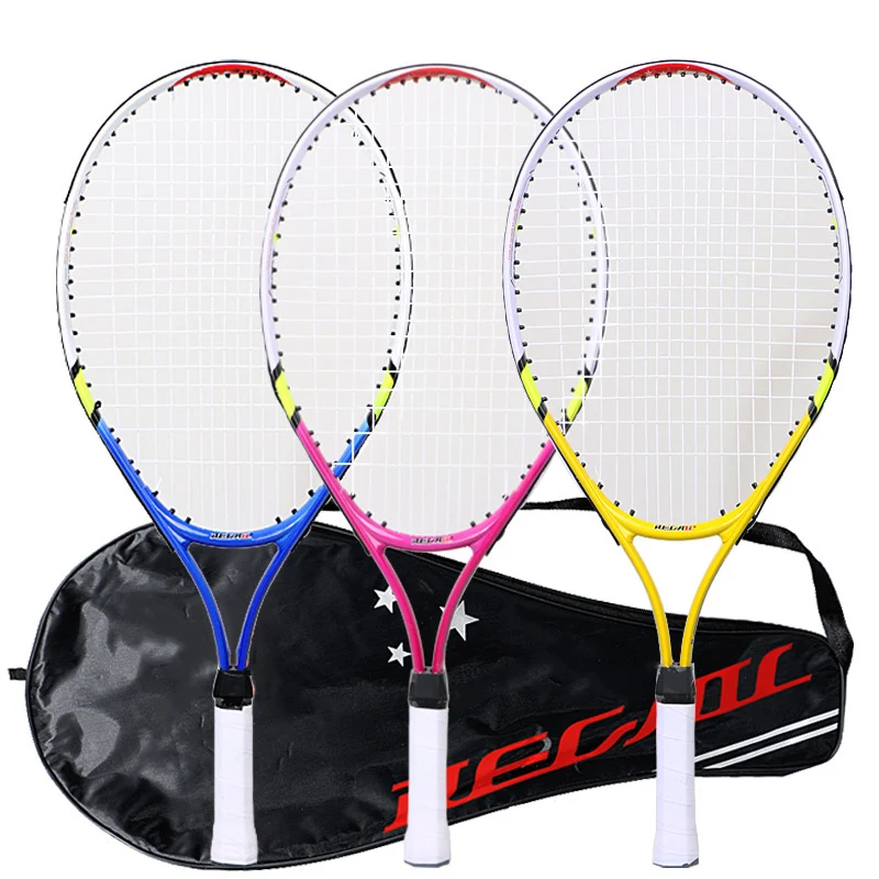 Kids Junior Children Sports Tennis Racket Aluminum Alloy PU Handle Tennis Racket Kids Junior Children Tennis Racket