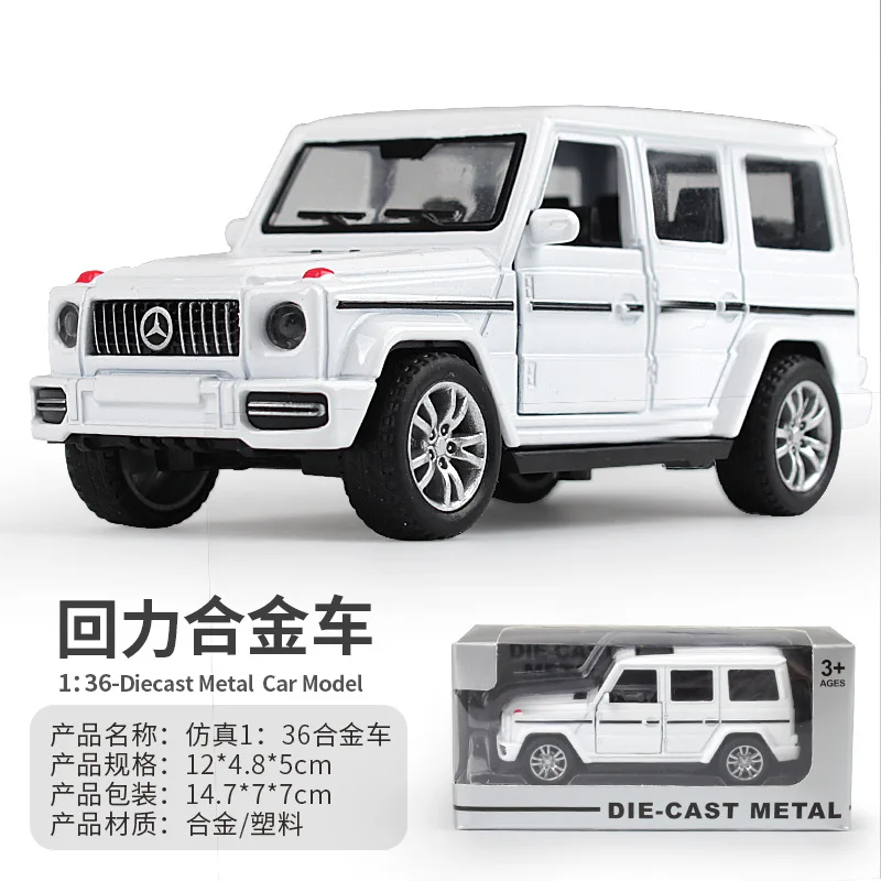 

1:36 Mercedes Benz G-Class Beetle, модель автомобиля из сплава, детская игрушка в подарок