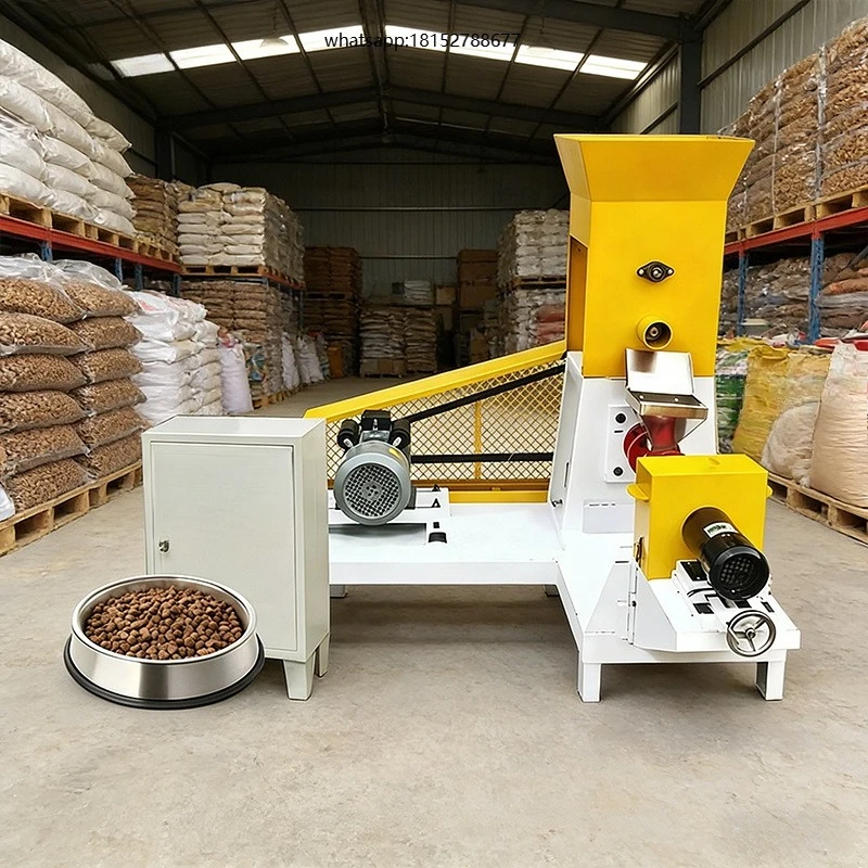 Dog Food Making Machine with Adjustable Speed Feeding and Cutting System  of Various Shapes and Sizes