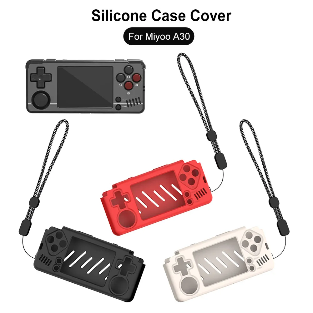 Silicone Case Protective Case Shockproof Protector Shell Sleeve Anti-Scratch Soft Skin Cover Case for Miyoo A30 Game Accessories