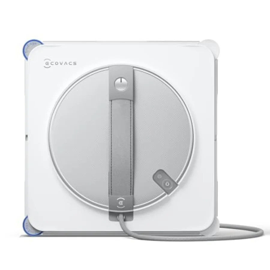 Window Cleaning Robot for Home Use with TruEdge Scrubbers Blue Color Intelligent Edge-to-Edge Cleaning 3 Water Nozzles 10-Level