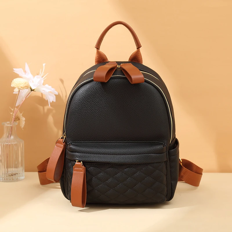 

Модный мини-рюкзак, роскошная брендовая дизайнерская сумка, легкий женский рюкзак из мягкой кожи, повседневная дорожная сумка для девочек-подростков Mochila