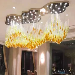 Customizable Luxury Chandeliers for Living Room Villas Hotel Decoration Pendant Light Dining Room Light Chandelier Hotel Lobby
