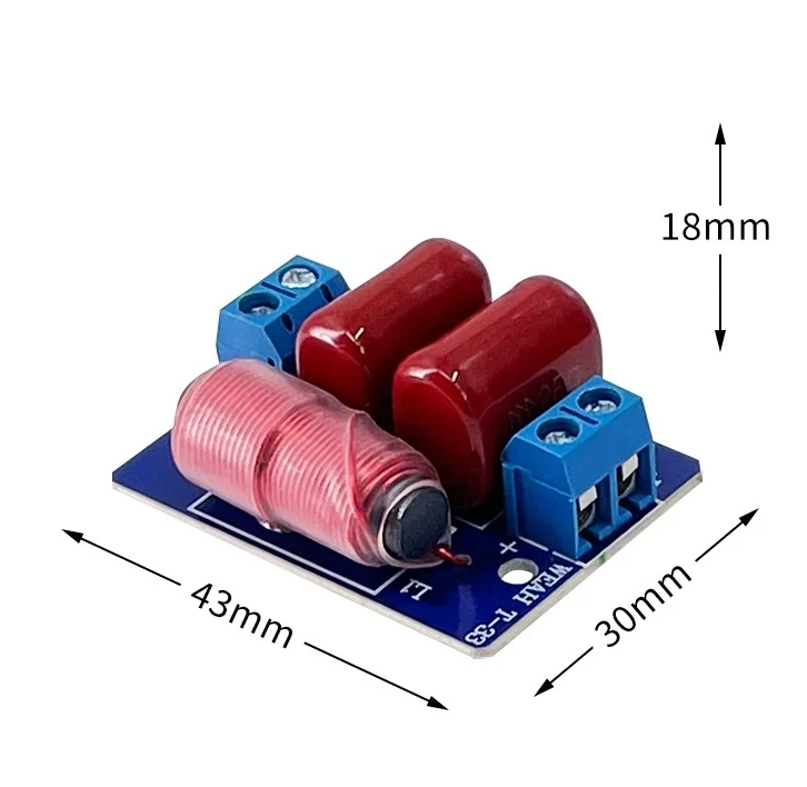 10 Uds Tweeter divisor unidireccional para coche Cross T 33 altavoz de tres vías red Audio filtro de paso alto
