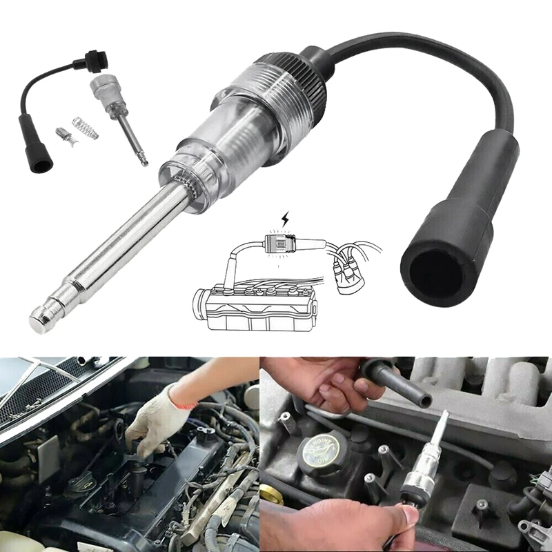 

Car Ignition SPARK PLUG Tester Ignition System Coil Engine In Line Auto Diagnostic Test Tools
