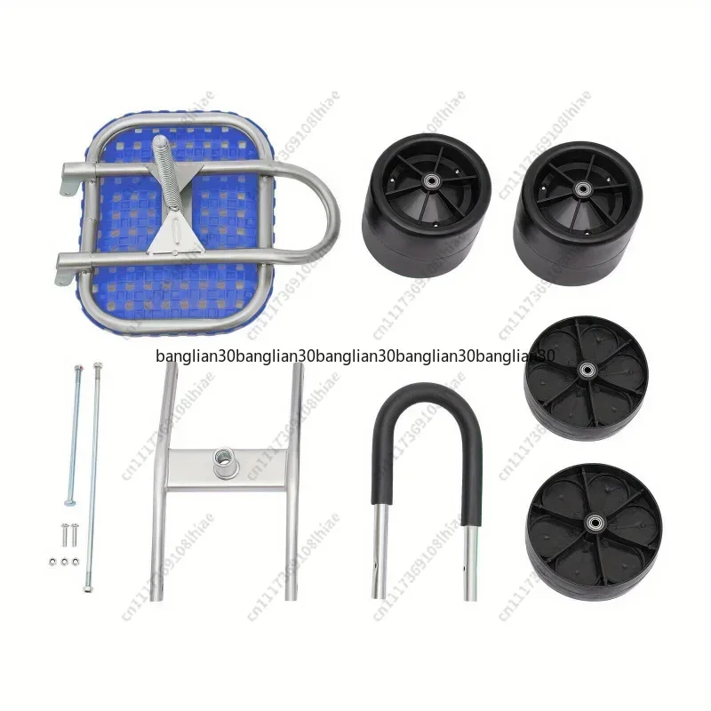 Wheels - Mobile Gardening Seat for Kneeling SittingAdjustable Height 360 °   Rotating Garden Stool with Kneeling Pad & Rolling