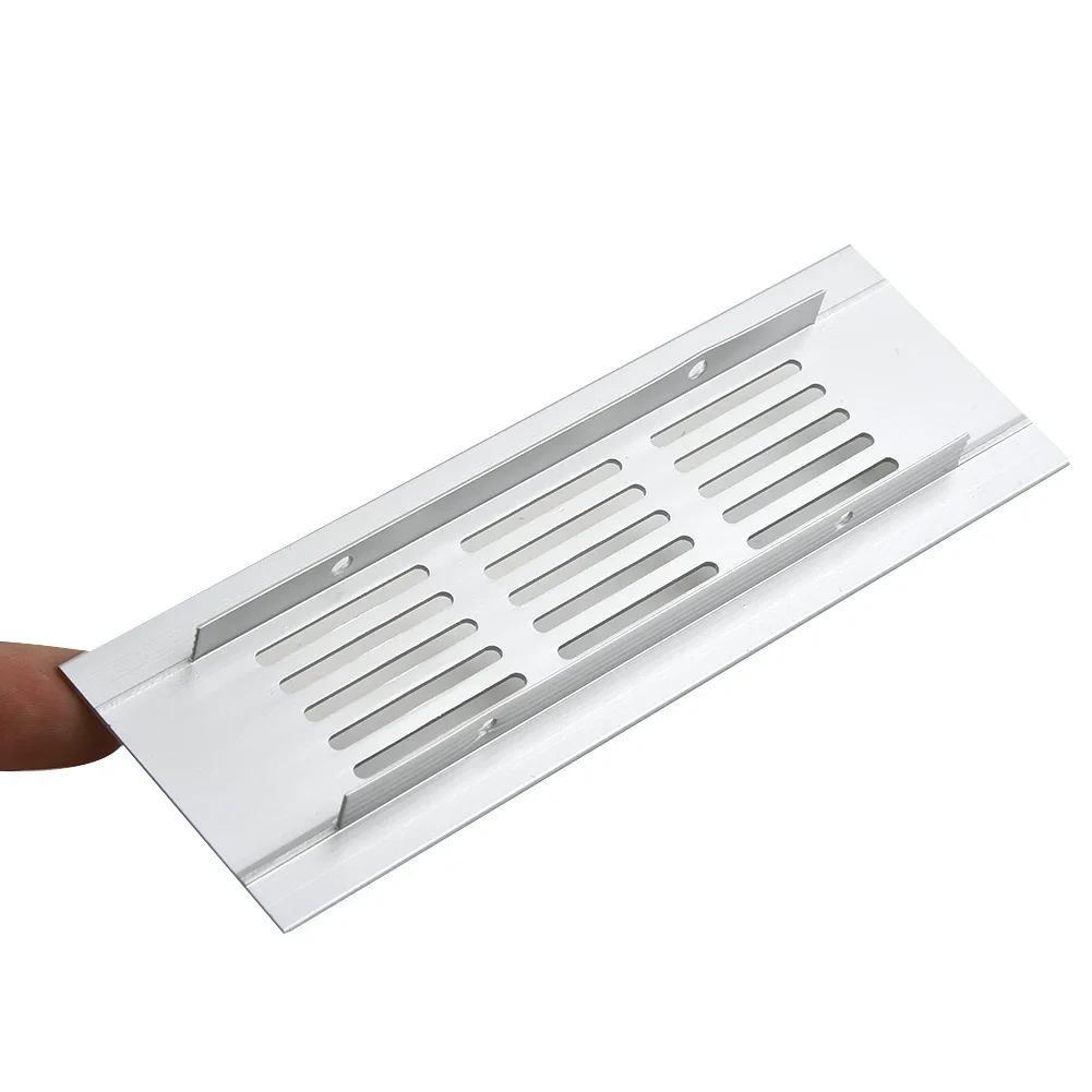 

Air Vent Ventilation Grille Cupboard Silver Wardrobes Waterproof 1pcs 1x 50mm Accessories Aluminum Alloy Fitting