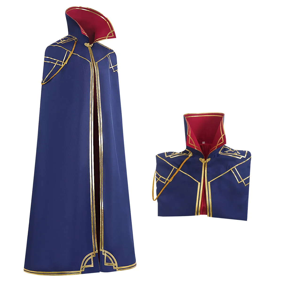 

Аниме Arcane Кейтлин Кирамман Косплей Костюм Синий Плащ Хэллоуин Карнавальная Униформа Для Женщин Накидка