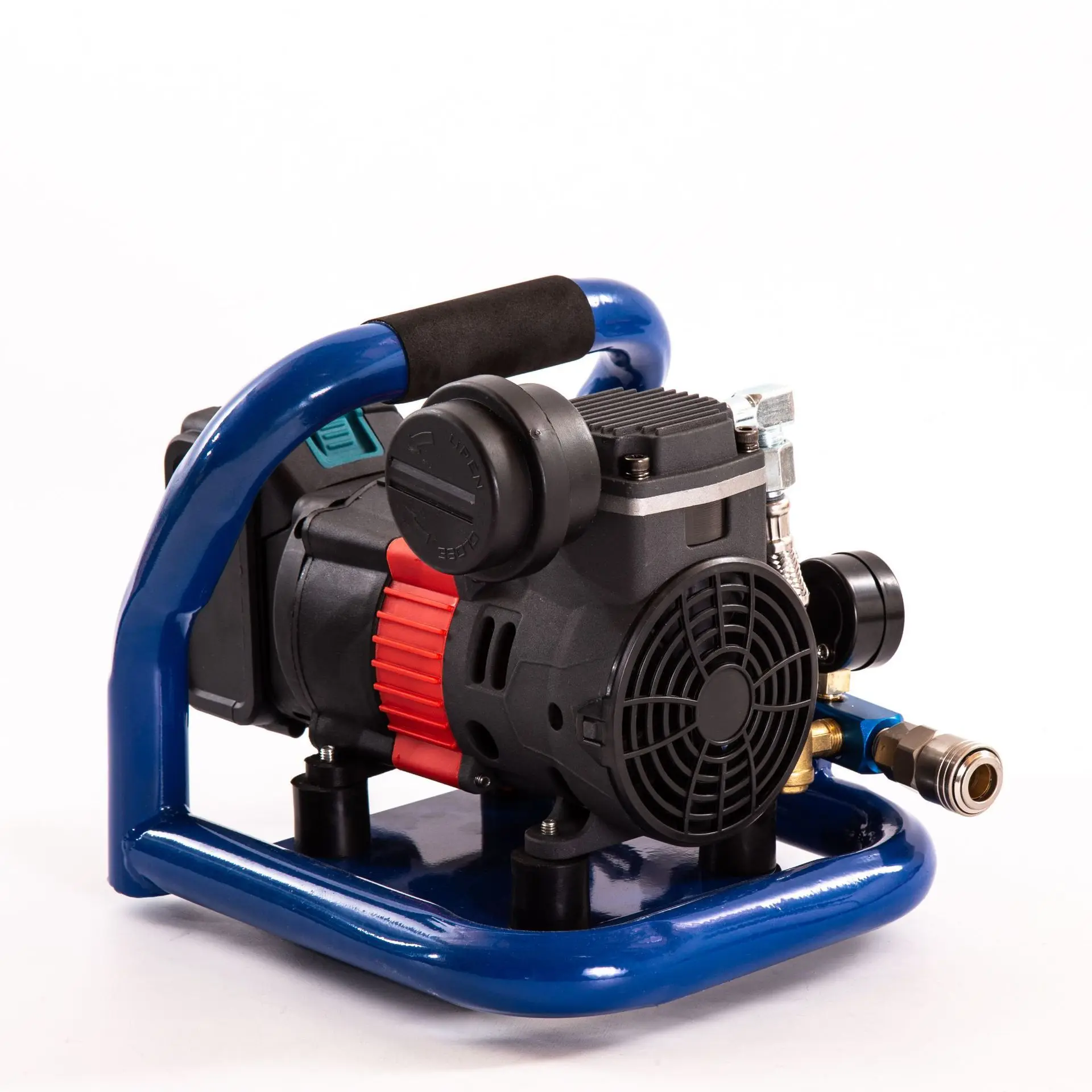 

Lithium Battery Air Compressor with Pressure Gauge Car Tire Pump Cylinder Power System Air Compressor Car Tire Inflation Pump