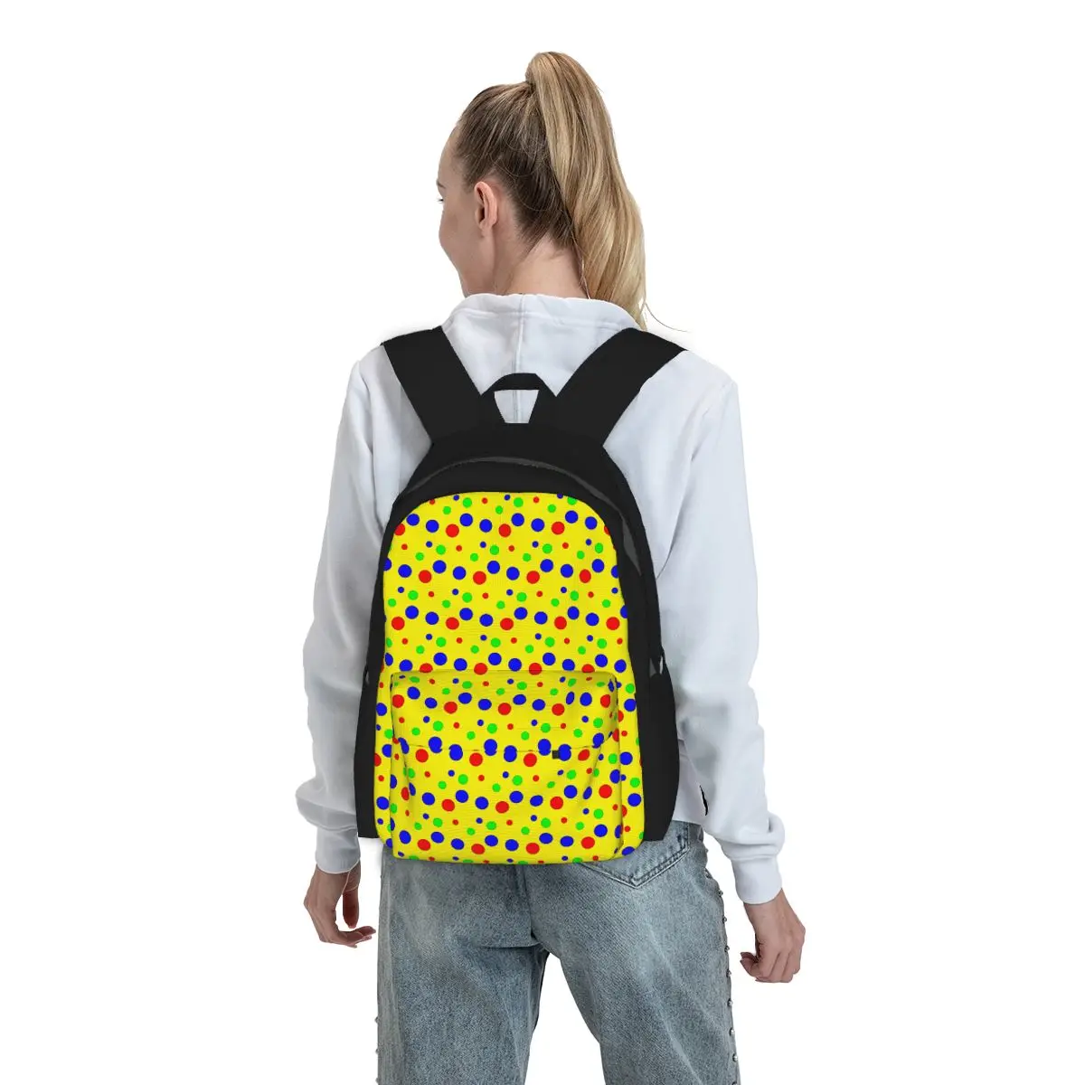 

Spotty Bag Mr Tumble's Spotty Backpack Student BookBag Kids School Bag Computer Shoulder Bags for Men Women