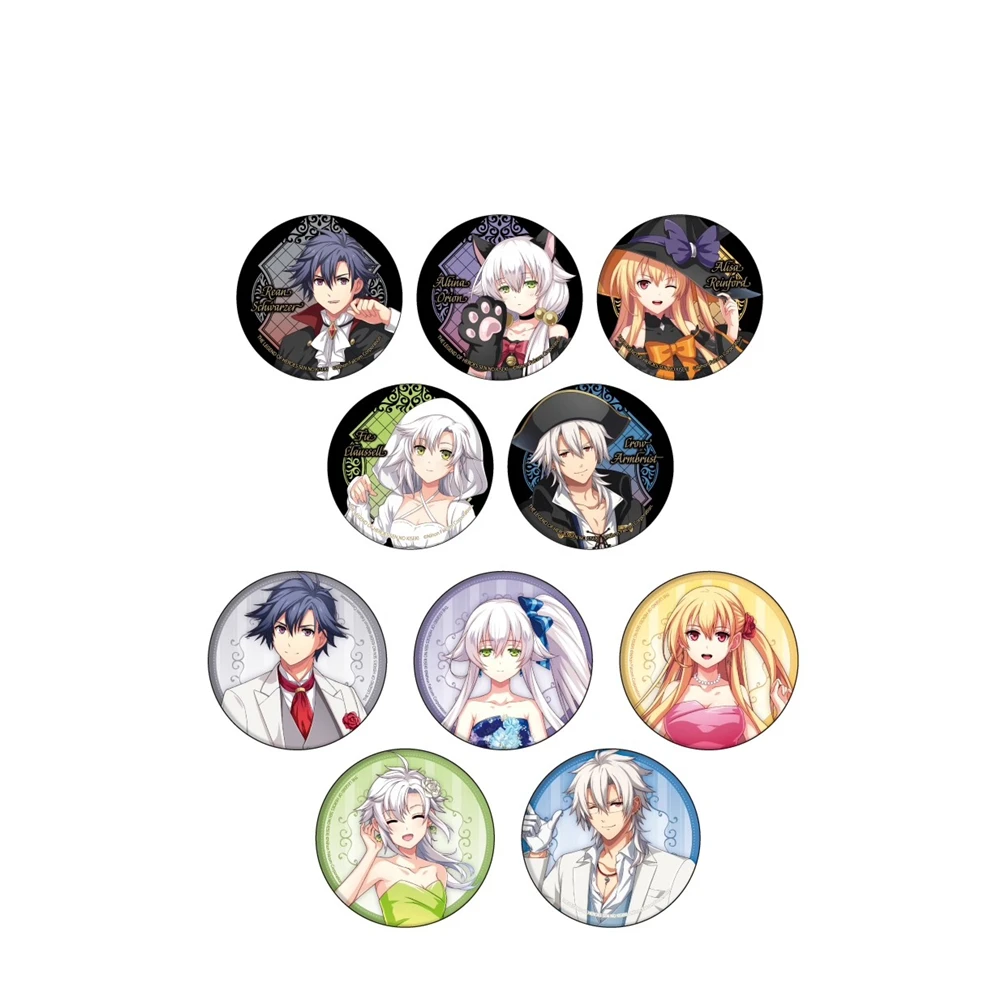 

Игра 58 мм The Legend of Heroes: Trails of Cold Steel ‌ Реан Шварцер Косплей Костюм Значок Булавка SPTE Жесть Брошь ﻿ Опора